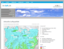 Tablet Screenshot of inluft.ch